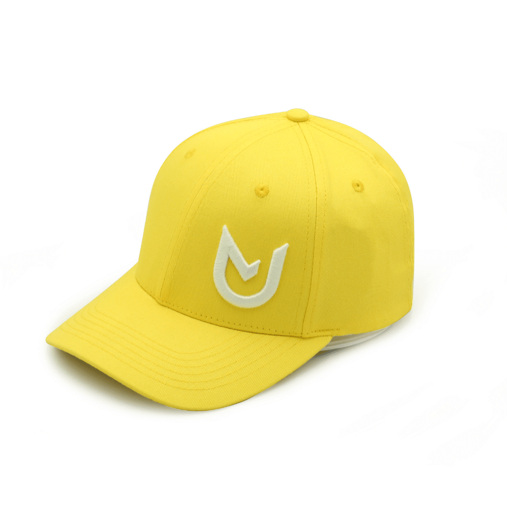 Baseball Cap 3D Yellow – vibrant yellow UNANIMOUS cap with 3D logo embroidery
