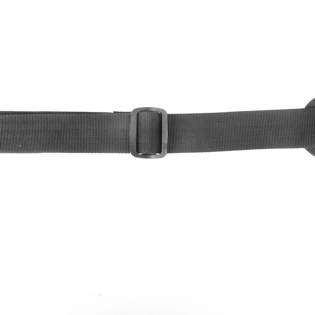 Close-up of the comfortable, padded shoulder strap component.