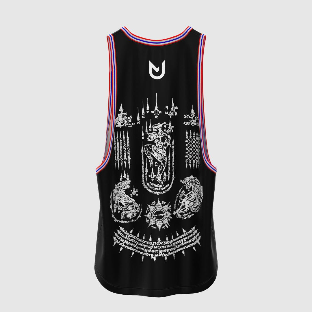 Loose fit Men’s Thai Tattoo Muscle Shirt ideal for gym and Muay Thai training