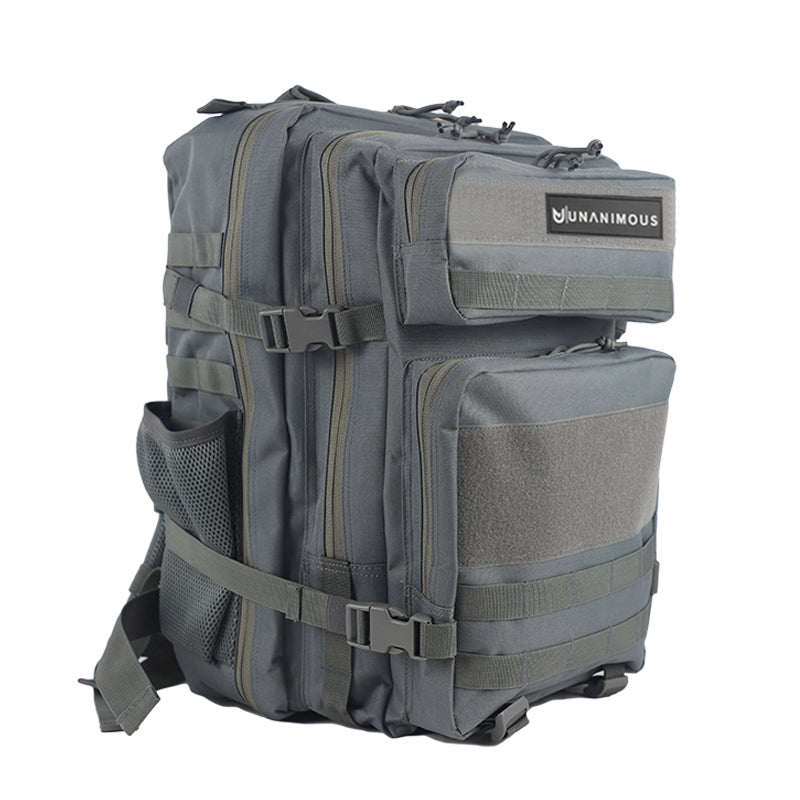 Premium Tactic 25L backpack in a subdued grey color scheme.