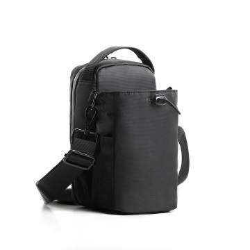 Rear view of the Magnetic Bottle Bag showing breathable back mesh padding.