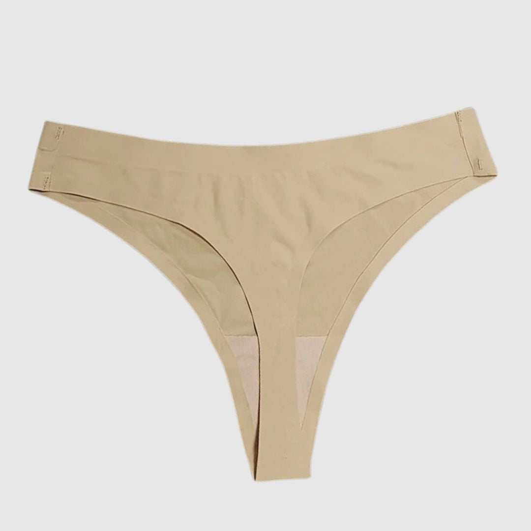 Seamless Sport Thong sandy beige neutral tone for versatile activewear and casual outfits