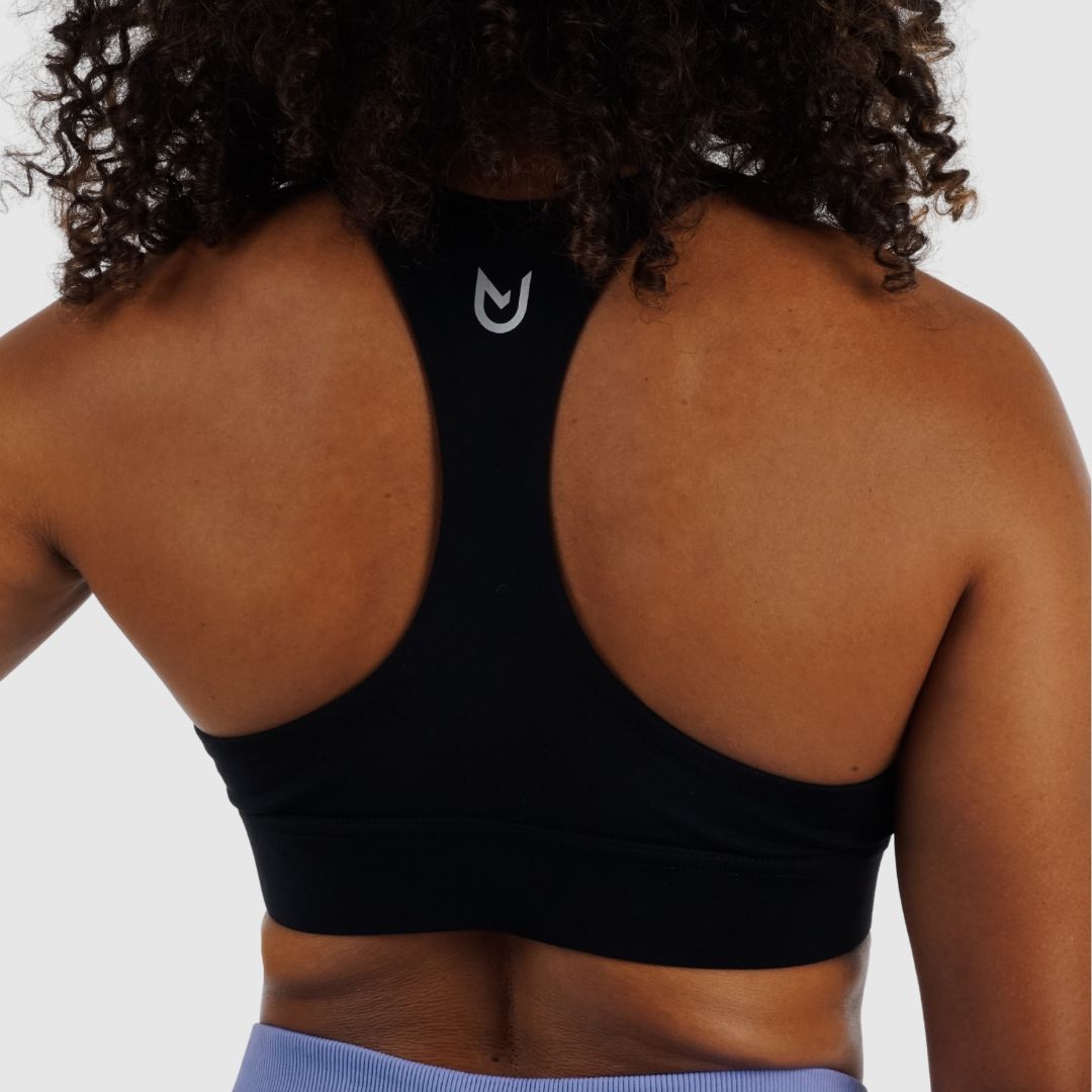 back view Elegance Sports Bra Black